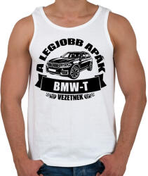 printfashion BMW-s apuka - Férfi atléta - Fehér (18383775)