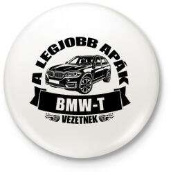 printfashion BMW-s apuka - Kitűző, hűtőmágnes - Fehér (18385527)