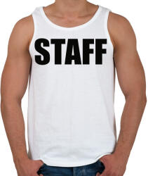 printfashion Staff - Férfi atléta - Fehér (18421338)