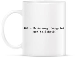 printfashion 404 Karácsonyi hangulat nem található - Bögre - Fehér (18055211)