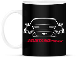 printfashion Mustang power - Bögre - Fekete (18475342)