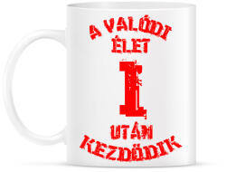 printfashion Valódi élet 1 - Bögre - Fehér (18515661)