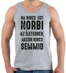 printfashion NORBI - Férfi atléta - Sport szürke (18402099)