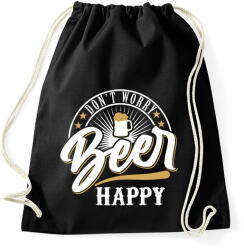 printfashion BEER-HAPPY - Sportzsák, Tornazsák - Fekete (18394891)