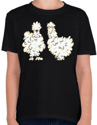 printfashion Gyöngytyúk - Gyerek póló - Fekete (17900300)