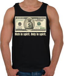 printfashion Rich in spirit - Férfi atléta - Fekete (18463933)