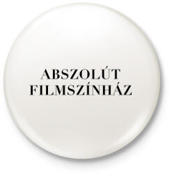 printfashion Abszolút Filmszínház - Kitűző, hűtőmágnes - Fehér (18432768)