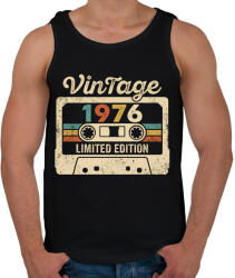 printfashion Vintage 1976 kazetta - Férfi atléta - Fekete (18475841)