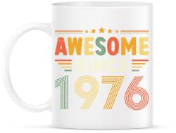 printfashion Szülinap awesome 1976 - Bögre - Fehér (18179018)