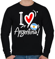 printfashion argentina - Férfi pulóver - Fekete (18428276)
