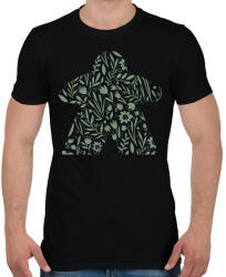 printfashion Fűember - Férfi póló - Fekete (18009380)