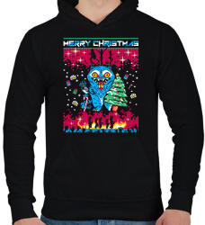 printfashion Kpop Demon Hunters Christmas - Férfi kapucnis pulóver - Fekete (17955052)
