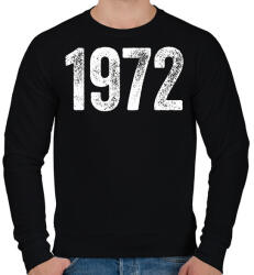 printfashion 1972 - Férfi pulóver - Fekete (18246855)