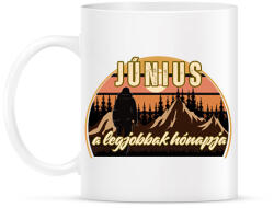 printfashion június a legjobbak hónapja - Bögre - Fehér (18363581)