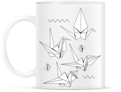 printfashion Origami - Bögre - Fehér (18000727)