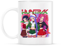 printfashion Karácsonyi kpop demon hunters- Huntrix - Bögre - Fehér (17867679)