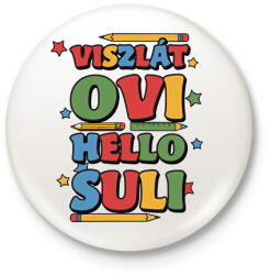 printfashion VISZLÁT OVI - Kitűző, hűtőmágnes - Fehér (18339328)