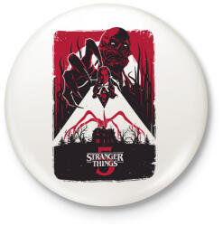 printfashion Stranger Things 5 - Kitűző, hűtőmágnes - Fehér (17954971)