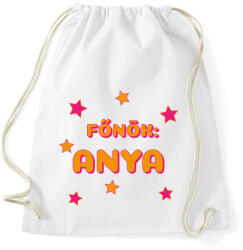 printfashion főnök: anya - Sportzsák, Tornazsák - Fehér (17998682)
