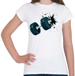 printfashion Súlyzó - Női póló - Fehér (18000979)