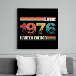 printfashion Classic 1976 - Vászonkép - Fekete (18118260)
