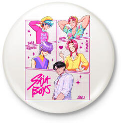 printfashion Saja Boys - Kitűző, hűtőmágnes - Fehér (17871362)
