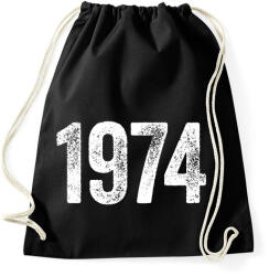 printfashion 1974 - Sportzsák, Tornazsák - Fekete (18245996)