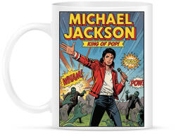printfashion Michael Jackson Képregény - Bögre - Fehér (18481295)