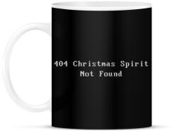 printfashion 404 Christmas Spirit Not Found - Bögre - Fekete (18056562)