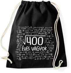 printfashion 20 éves matematikus - Sportzsák, Tornazsák - Fekete (18210696)