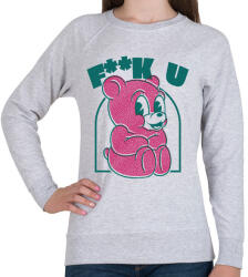 printfashion Feliratos macis póló - Női pulóver - Sport szürke (17875630)