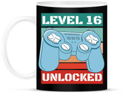 printfashion 16 éves gamer - Bögre - Fekete (17882083)