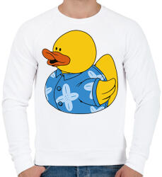 printfashion Hawaii gumikacsa - Férfi pulóver - Fehér (17995441)