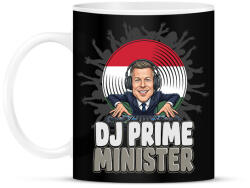 printfashion Dj Magyar Péter - Bögre - Fekete (18349842)