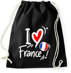 printfashion Francia szurkoló - Sportzsák, Tornazsák - Fekete (18426627)