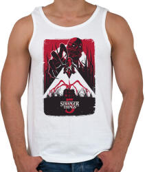 printfashion Stranger Things 5 - Férfi atléta - Fehér (17954111)
