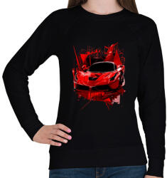 printfashion ferrari - Női pulóver - Fekete (18342637)