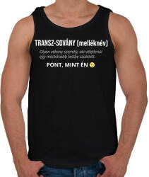 printfashion Transz-sovány definíció - fehér - Férfi atléta - Fekete (18277474)