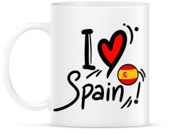 printfashion I love Spain - Bögre - Fehér (18426294)