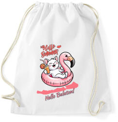 printfashion hello summer5 - Sportzsák, Tornazsák - Fehér (18510330)