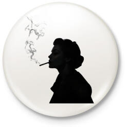 printfashion Cigaretta - Kitűző, hűtőmágnes - Fehér (18503316)