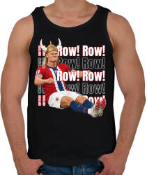 printfashion Haaland row row! - Férfi atléta - Fekete (18516161)