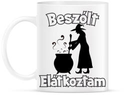 printfashion beszólt elátkoztam - Bögre - Fehér (18272809)