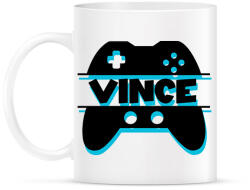 printfashion Egyedi neves gamer logo - Bögre - Fehér (18047561)