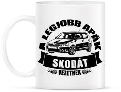 printfashion A skodás apuka - Bögre - Fehér (18387357)