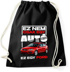 printfashion ez nem csak egy autó ez egy FORD - Sportzsák, Tornazsák - Fekete (18235004)