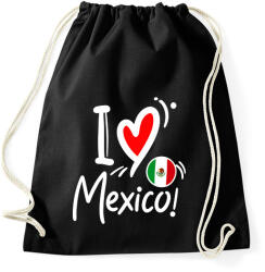 printfashion Mexico szurkolója - Sportzsák, Tornazsák - Fekete (18427543)