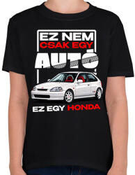 printfashion ez nem csak egy autó ez egy honda - Gyerek póló - Fekete (18234520)
