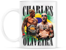 printfashion Charles oliveira - Bögre - Fehér (18170812)