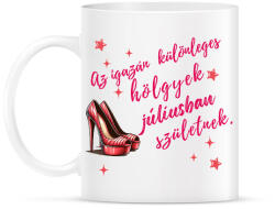 printfashion Szülinap tűsarkú pink - Bögre - Fehér (18477631)